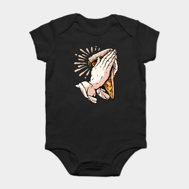 Pizza Prayer Baby Bodysuit by Urbanprint
